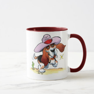 Bave obtenue par basset ? Tasse de sonnerie