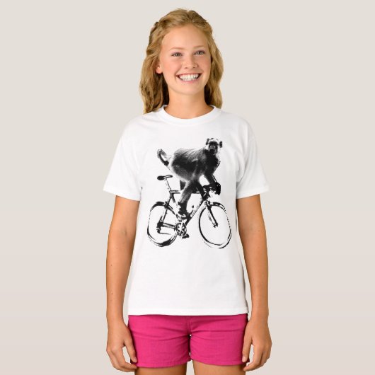 Baviaan Biker T-shirt (Voorkant volledig)
