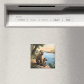 Baviaan en de Baby van de aap: Aap Oerwoud Wildlif Magneet (Insitu (Vaatwasser))