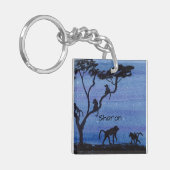 Bavianen Sleutelhanger (Voorkant Links)