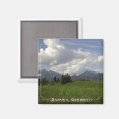 Bavière Allemagne Souvenir Magnet Changement Année (Recto/Verso)