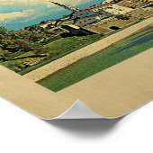 Bavière Poster Vintage voyage Allemagne Bad Tolz (Coin)