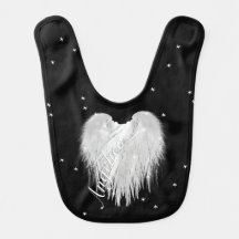 ANGEL AILES Coeur étoile Noir de nuit