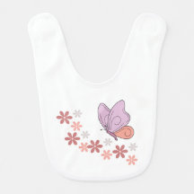 Art floral aux papillons mignons