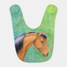 Baie Arabian Horse Baby Bib