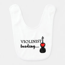 Bib pour bébé à chargement violoniste