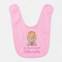 Cute Pastel Rose Princess Nom de l'ours royal