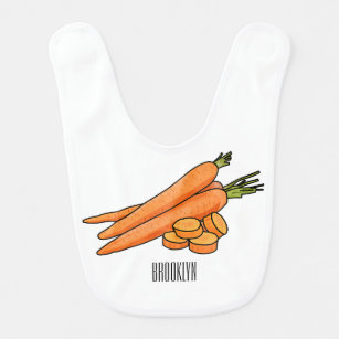 Bavoir Illustration de carotte