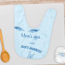 Les yeux de maman et les manières de papa (bleu)