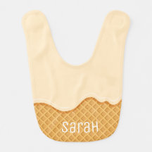 Personnalisé adorable crème glacée girly vanille r