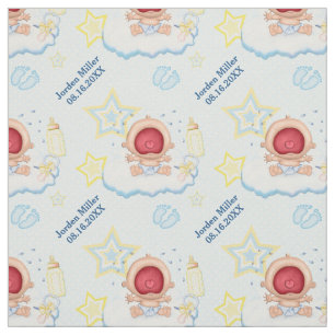 Bawling Baby Boy - Aangepaste tekst Stof