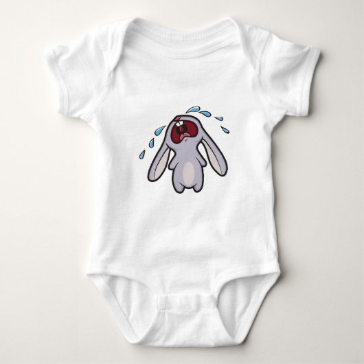 Bawling Bunny Baby Creeper Romper (Voorkant)