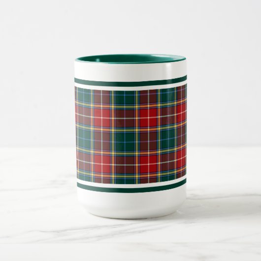 Baxter Clan Tartan Mok (Midden)