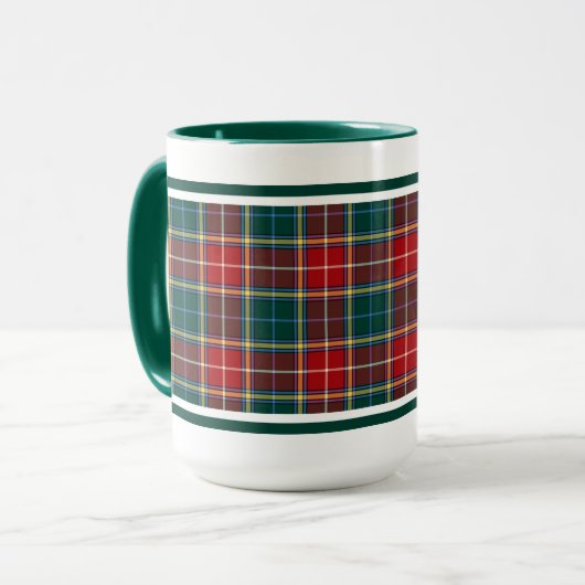 Baxter Clan Tartan Mok (Voorkant links)