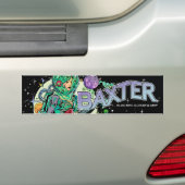 Baxter Cosmonaut Bumper Sticker (Op auto)
