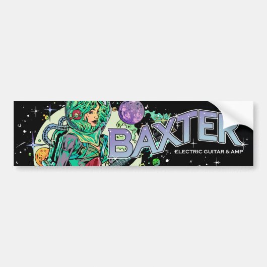 Baxter Cosmonaut Bumper Sticker (Voorkant)