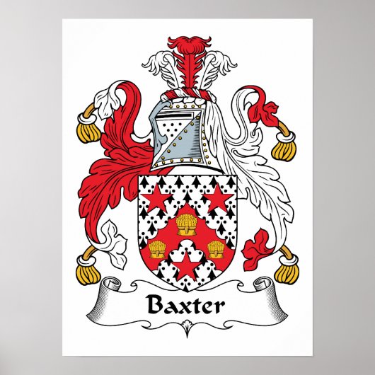 Baxter Family Crest Poster (Voorkant)