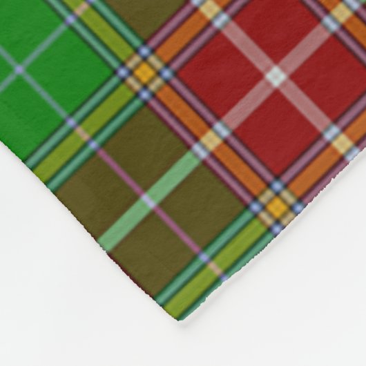 Baxter Modern Plaid Fleece Deken (Hoek)