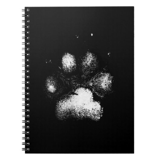 Baxter Paw Print Notitieboek (Voorkant)