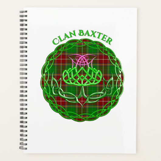 Baxter Scottish Tartan Celtic Thistle (Devant)