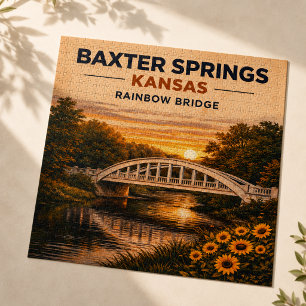 Baxter Springs Route 66 Kansas Spelavond Legpuzzel