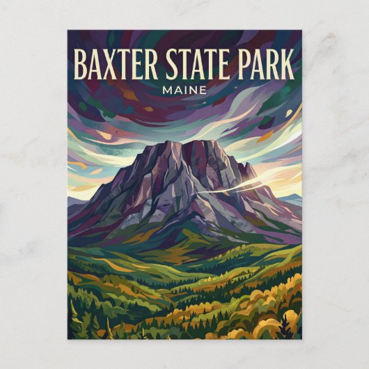 Baxter State Park VS Briefkaart (Voorkant)