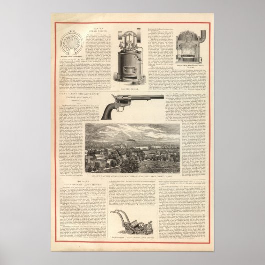 Baxter Steam Engine Company Poster (Voorkant)