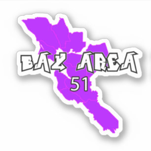 Bay Area 51 Vinylsticker Sticker