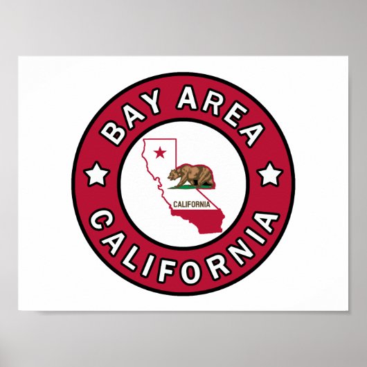 Bay Area California Poster (Voorkant)