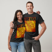Bay Area Map T-shirt (Unisex)