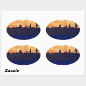 Bay Bridge Ovale Sticker (Vel)