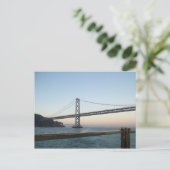Bay Bridge SF California Postcard Briefkaart (Staand voorkant)
