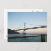 Bay Bridge SF California Postcard Briefkaart (Voorkant / Achterkant)