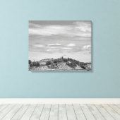 Bay Bridge stretched canvas Print (Insitu (Houten vloer))