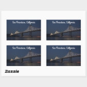 Bay Bridge & Yerba Buena Island #2 Stickers (Feuille)