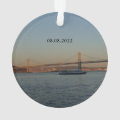 Bay Bridge & Yerba Buena Island #3 Ornement (dos)