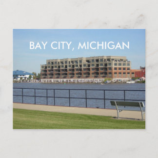 BAY CITY, MICHIGAN POST CARD BRIEFKAART