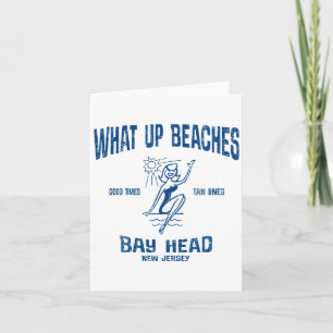 Bay Head New Jersey Nj Grappige Vintage Stranden T Kaart