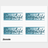 Bay Life Rechthoekige Sticker (Vel)