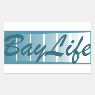 Bay Life Rechthoekige Sticker