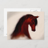 Bay Mare ~ Blank Briefkaart (Voorkant / Achterkant)