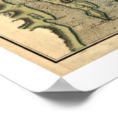 Bay of Narraganset Map 1777 Poster (Hoek)