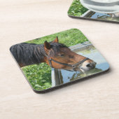 Bay-Pony Drink van de waterloop Bier Onderzetter (Linkerzijde)