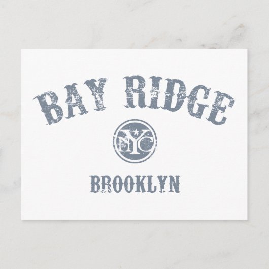 Bay Ridge Briefkaart (Voorkant)