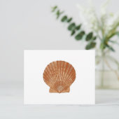 Bay Scallop Shell Briefkaart (Staand voorkant)