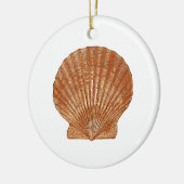 Bay Scallop Shell Keramisch Ornament (Links)