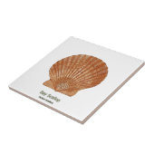 Bay Scallop Shell Tegeltje (Zijkant)