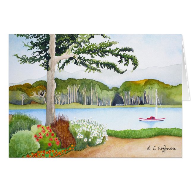 Bay Side Uitzicht-kaart (Voorkant Horizontaal)