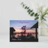 Bay Sunrise Matlacha Florida Briefkaart (Staand voorkant)