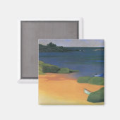 Bay Tregastel van Felix Vallotton, Fine Art Magneet (Voorkant / Achterkant)